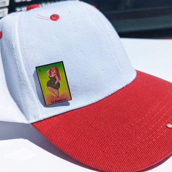 La Buenota Loteria Pin For Caps Clothing Enamel Badge Polaca Mexican Game Pin - Picture 2 of 5
